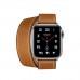 Apple Watch Series 4 GPS + Cellular, 40mm, корпус из стали, ремешок Hermès Single Tour из кожи Barénia цвета Fauve
