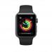Умные часы Apple Watch Series 3 GPS, 42mm, корпус из алюминия цвета «серый космос», спортивный ремешок чёрного цвета