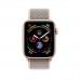 Apple Watch Series 4 GPS + Cellular, 44mm, корпус из алюминия золотого цвета, спортивный браслет (Sport Loop) цвета «розовый песок»