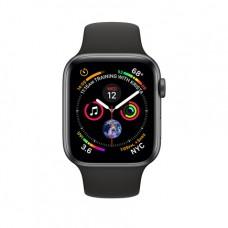 Apple Watch Series 4 GPS, 40mm, корпус из алюминия цвета «серый космос», спортивный ремешок черного цвета