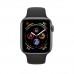 Apple Watch Series 4 GPS + Cellular, 44mm, корпус из алюминия цвета «серый космос», спортивный ремешок черного цвета