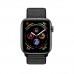Apple Watch Series 4 GPS + Cellular, 40mm, корпус из алюминия цвета «серый космос», спортивный браслет (Sport Loop) черного цвета