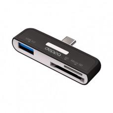 Переходник Deppa Type-C – SD/micro SD + USB 3.0