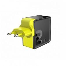 Сетевое ЗУ ROCK Sugar QC3.0 Charger 30W 2 USB