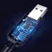 Светящийся по всей длине кабель Baseus Glowing Data Cable Lightning/USB (1 м)