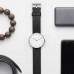 Классические наручные часы Xiaomi TwentySeventeen Белый циферблат / Черный браслет