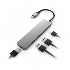 Хаб Satechi Slim Aluminum Type-C Multi-Port Adapter ST-CMA