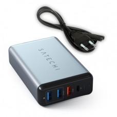 Сетевое ЗУ Satechi Type-C 75W Travel Charger Type-C PD + QC3.0 + USB