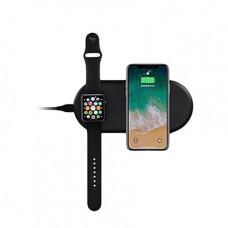 Беспроводная зарядка для iPhone и Apple Watch COTEetCI WS-7 2 in 1 Wireless Charger