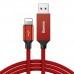 Кабель с тканевой оплёткой Baseus Artistic Striped Cable Lightning/USB (5 м)