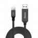 Кабель с тканевой оплёткой Baseus Artistic Striped Cable Lightning/USB (5 м)