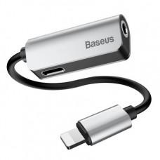 Переходник c возможностью параллельной зарядки Baseus Audio Converter Lightning – 3.5mm + Lightnig L32