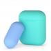 Двухцветный силиконовый чехол Deppa для AirPods