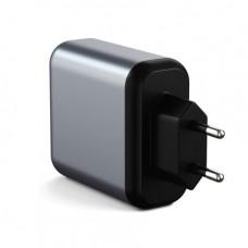 Сетевое ЗУ Satechi Type-C 30W Dual-Port Wall Charger Type-C PD + USB 2.4A