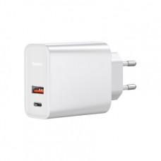 Сетевое ЗУ Baseus Speed PPS Quick Charger Adaptor QC 3.0 USB + Type-C