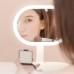 Зеркало-светильник Momax Q.Led с беспроводной зарядкой и Bluetooth динамиком