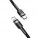 Кабель с нейлоновой оплёткой Baseus Cafule USB-C/Lightning (1 м, 18 Вт) Кабель с нейлоновой оплёткой Baseus Cafule USB-C/Lightning (1 м, 18 Вт)