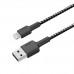 Кабель Aukey с нейлоновый оплеткой CB-BAL3 (MFI, USB – Lightning, 1.2 м)