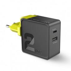 Сетевое ЗУ ROCK Sugar PD QC3.0 Charger 36W 2 USB