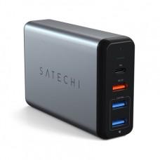 Сетевое ЗУ Satechi Type-C 75W Travel Charger Type-C PD + QC3.0 + USB