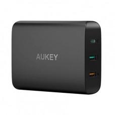 Сетевое ЗУ Aukey PA-Y13 (USB-C PD, USB 3.0 QC, USB 2.4A, 74.5W Max)