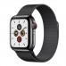 Apple Watch Series 5 GPS + Cellular, 40mm, корпус из стали цвета «черный космос», миланский сетчатый браслет цвета «черный космос»